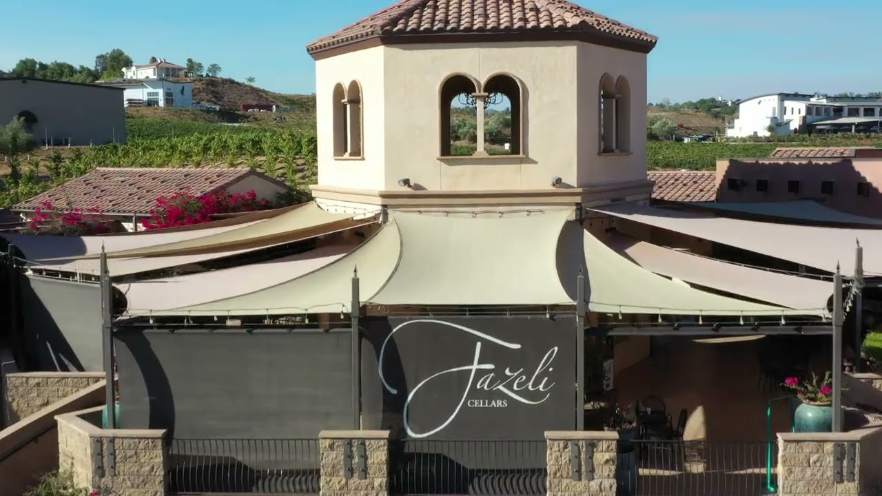 Fazeli Cellars: A Breathtaking Front View in Temecula Wine Country 🍷✨