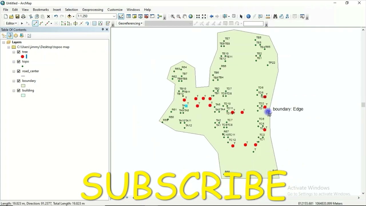 how to prepare Topographic map