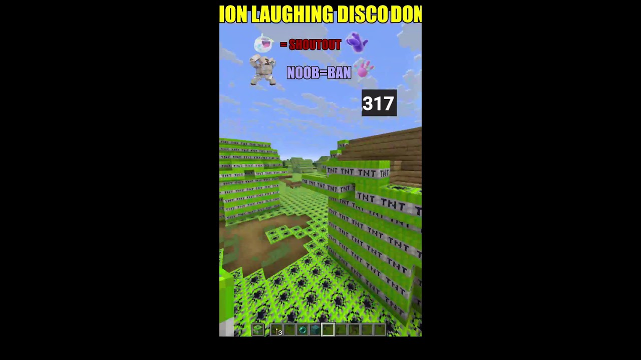 Minecraft TNT Village #shortlive