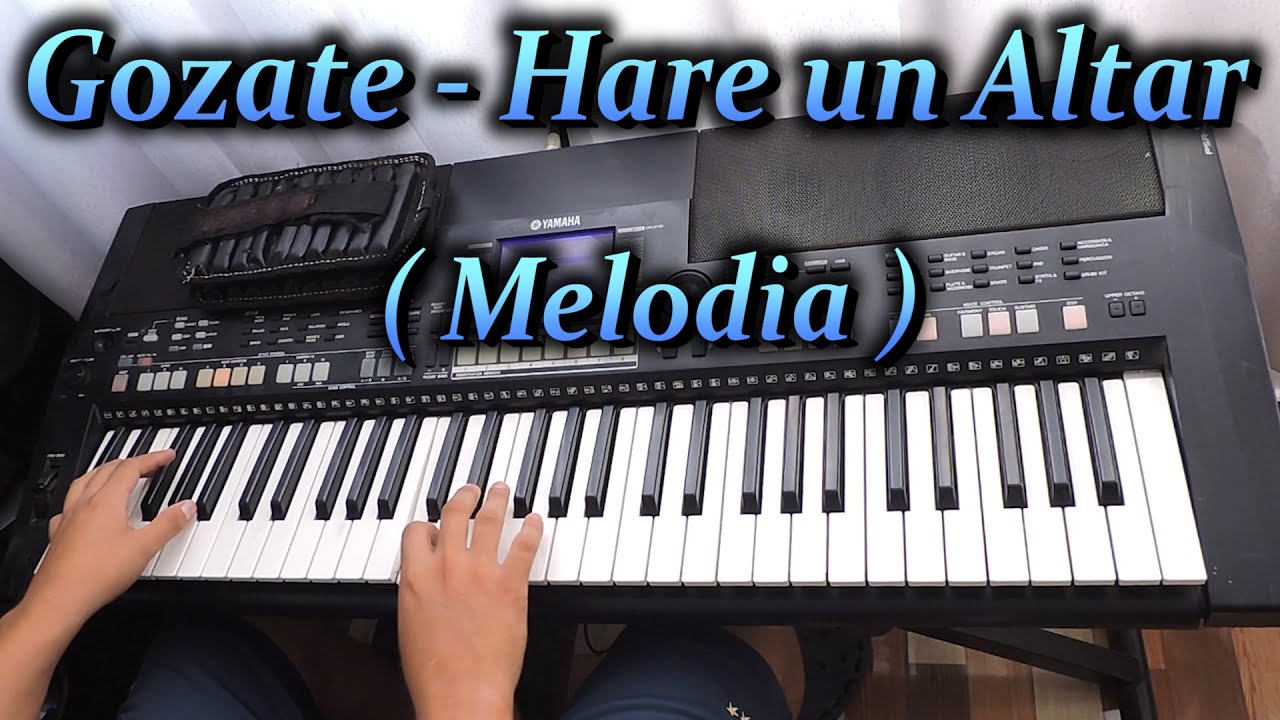 GOZATE DELANTE DEL SEÑOR - HARE UN ALTAR | TUTORIAL PIANO