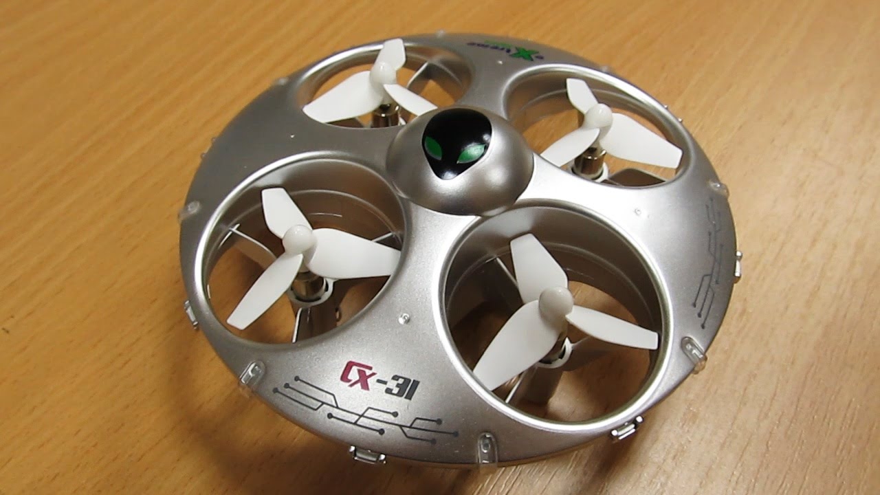 Ко мне залетело НЛО! Cheerson CX-31 UFO drone! квадрокоптер обзор