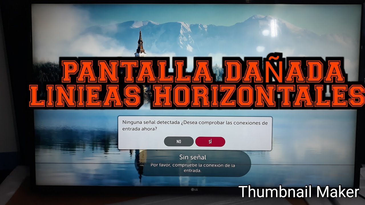 REPARACIÓN DE PANTALLA - LINIEAS HORIZONTALES