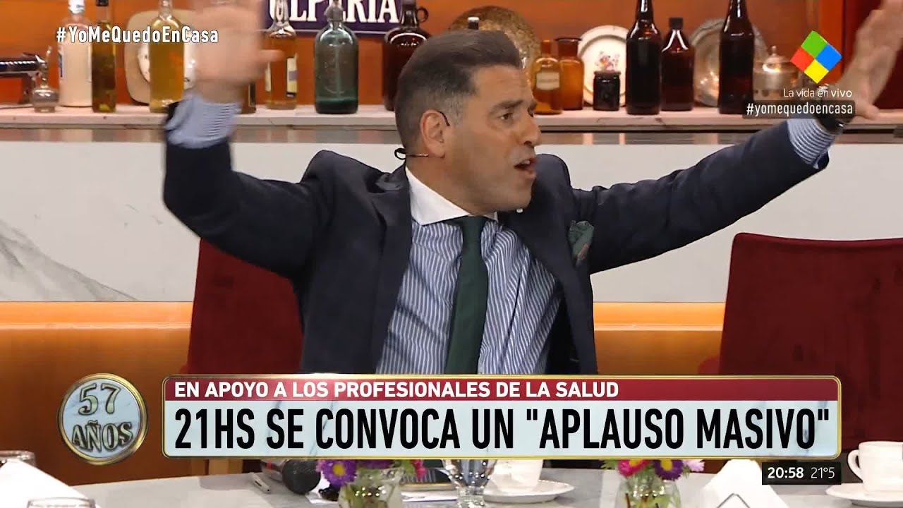 Este aplauso es para los médicos