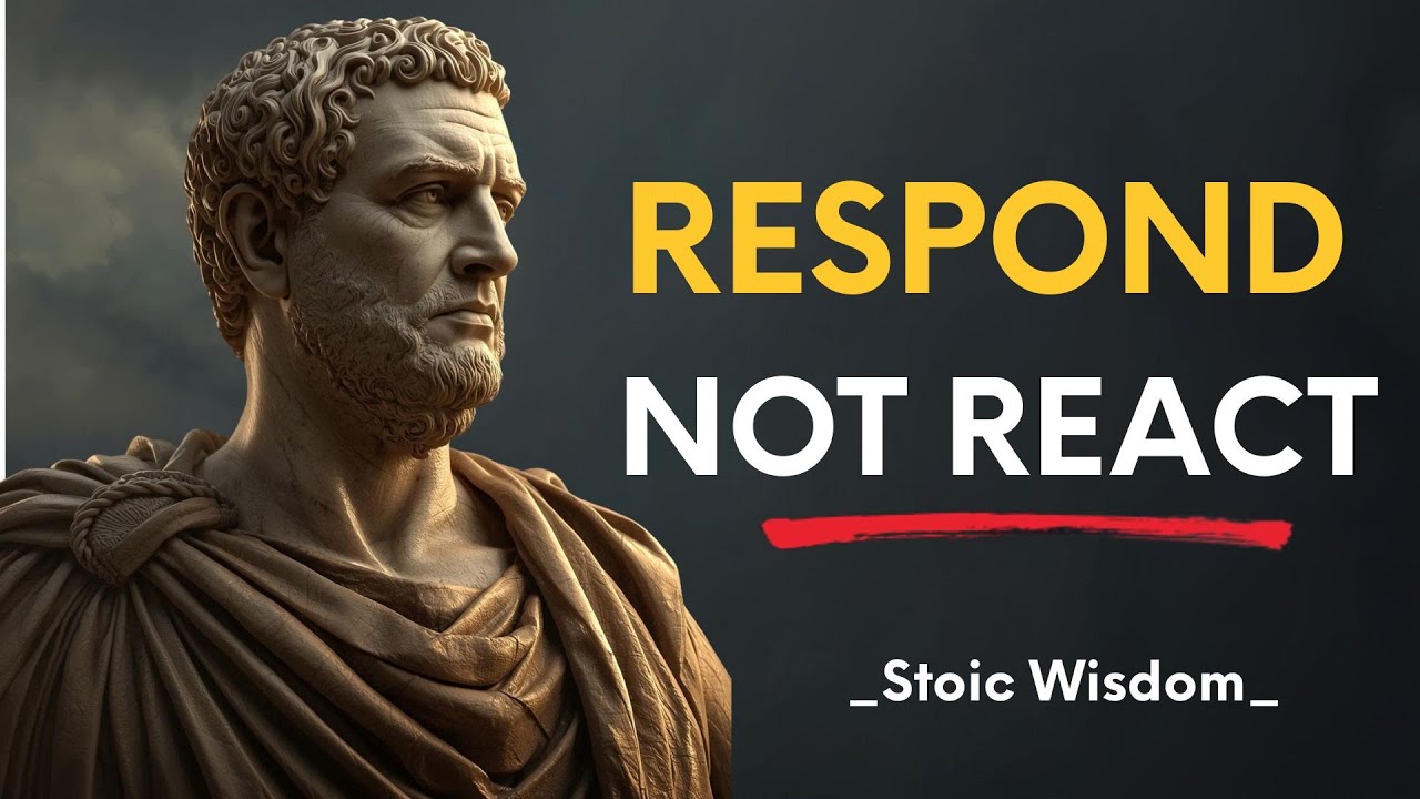 Train Your Mind to RESPOND, Not REACT | Stoic Wisdom