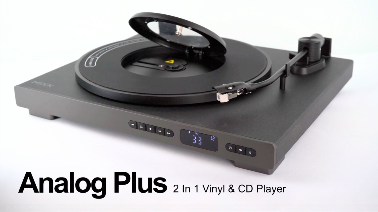 Mixx Analog Plus 2 in 1 Vinyl and CD Player - Functions