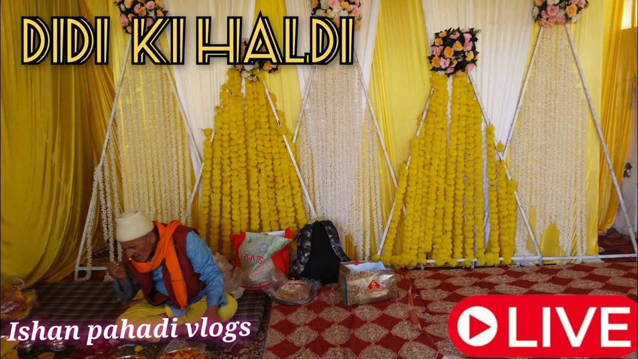 Didi Ki Haldi Ceremony 💛✨ | Emotional & Fun Moments | Lucknow Function | Ishan Pahadi Vlogs