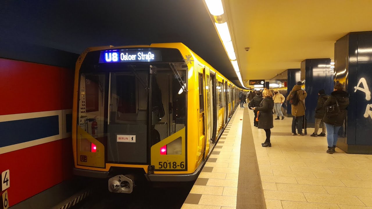 Mitfahrt in der U8 von Hermannstraße bis Osloer Straße im H97 5018-6