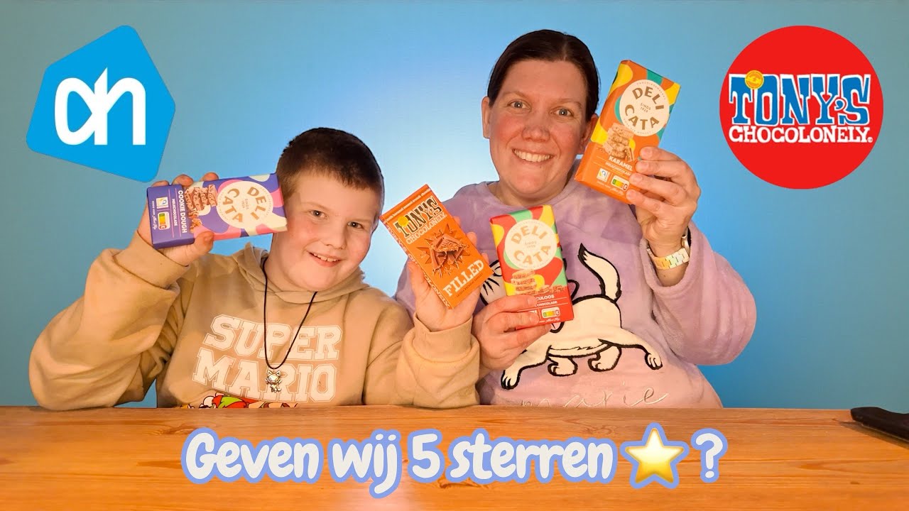 #2 Smaakt het? Chocoladerepen testen van de Albertheijn  en Tonychocolonely 