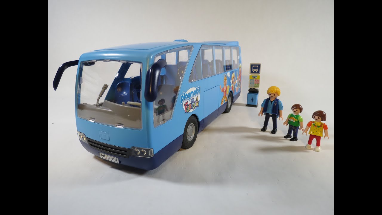 Playmobil City Life set # 9117 (2015) FunPark Bus review