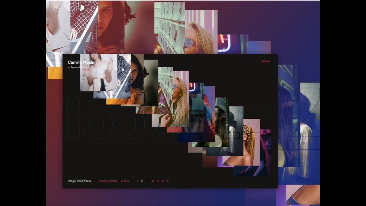 Image Trail Effects jquary plugin