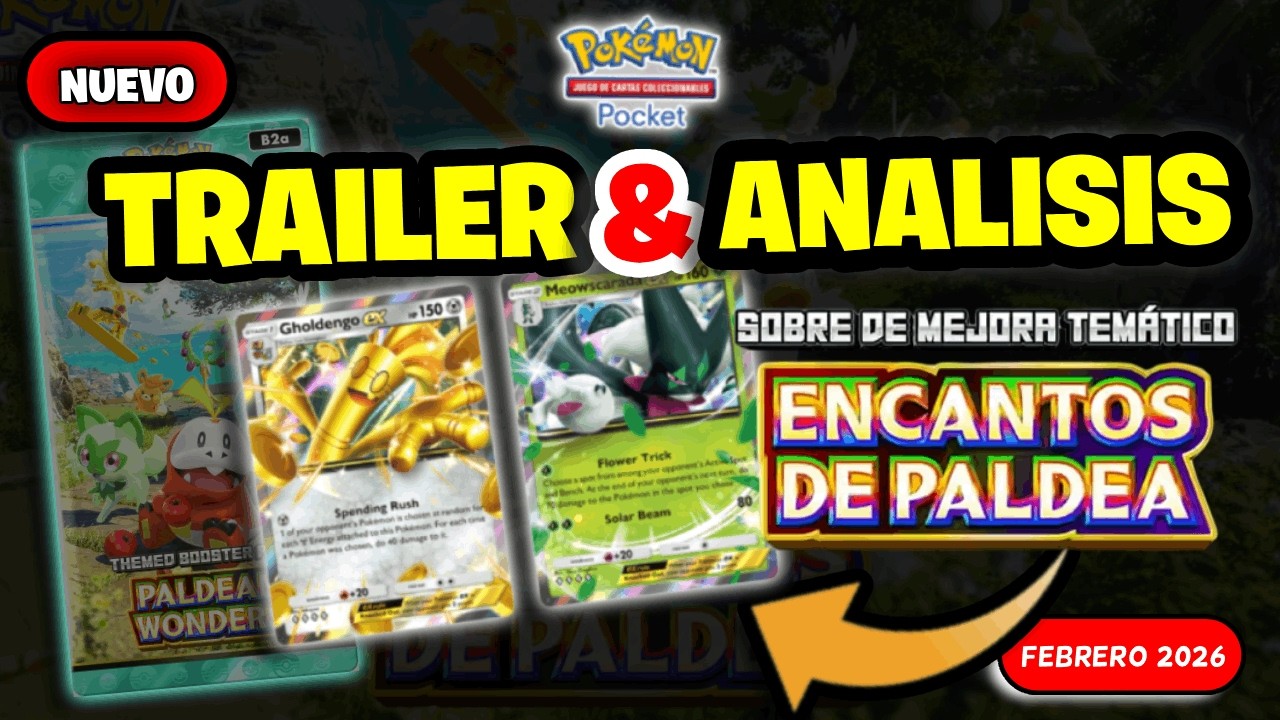 ¡OFICIAL! TRÁILER B2a Pokémon TCG Pocket 🔥 Nueva Expansión GEN 9 al COMPLETO