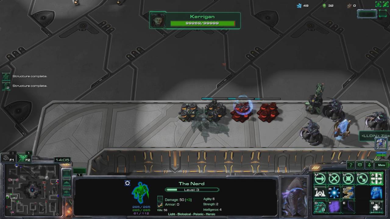 Starcraft II-FFS Event-May 21 2016: SC1 Kerrigan Survival-Game 2