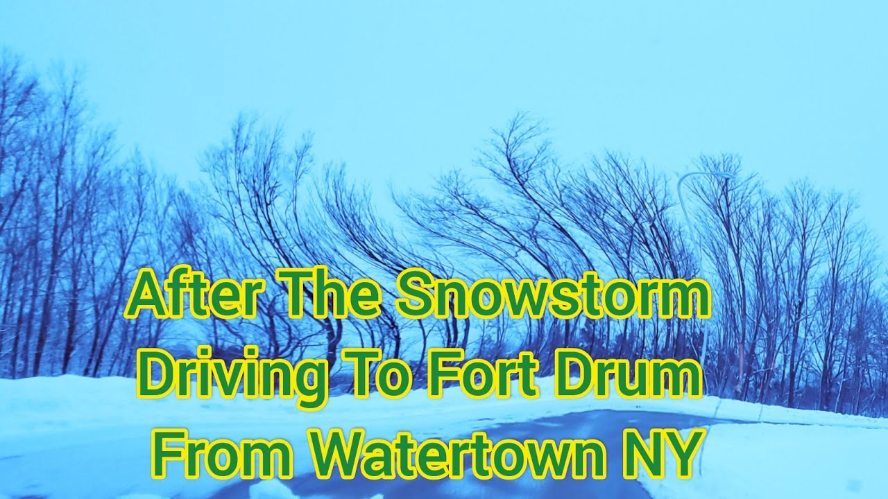 Drive With Me To Work From Watertown NY to Fort Drum NY. #watertown #FortDrum