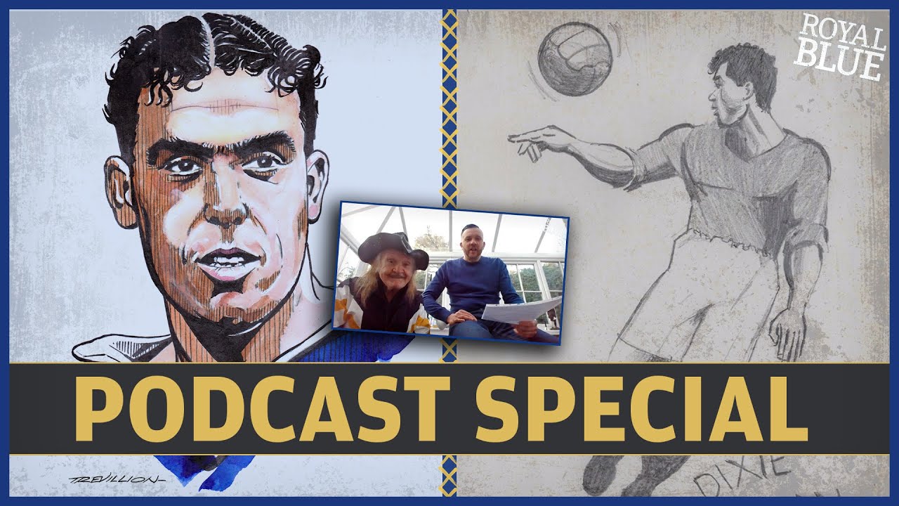 INCREDIBLE DIXIE DEAN MEMORIES from world-renowned sports artist Paul Trevillion, 89 | SPECIAL