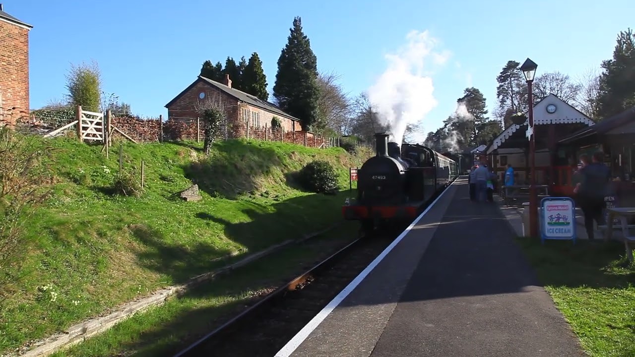 LMS &lsquo;Jinty&rsquo; 47493 at Groombridge #svr #railway #lms #britishrailways #groombridge