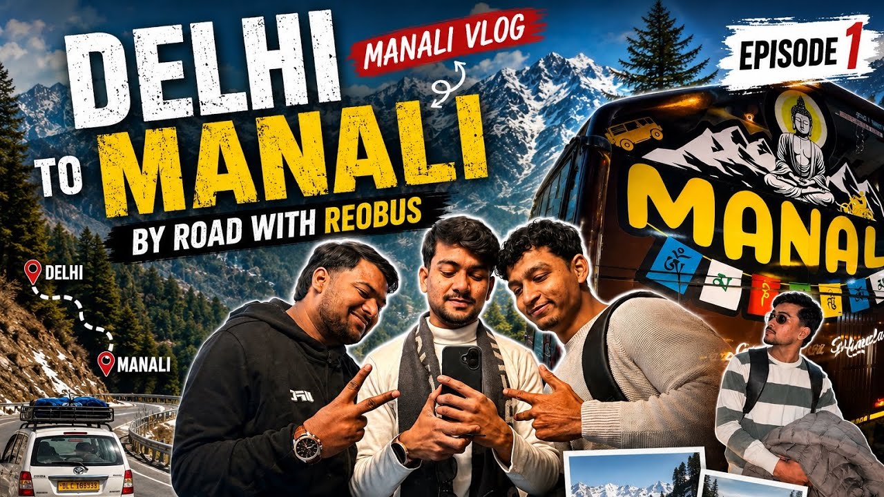Delhi To Manali By road Episode 1. With @reoindia2704