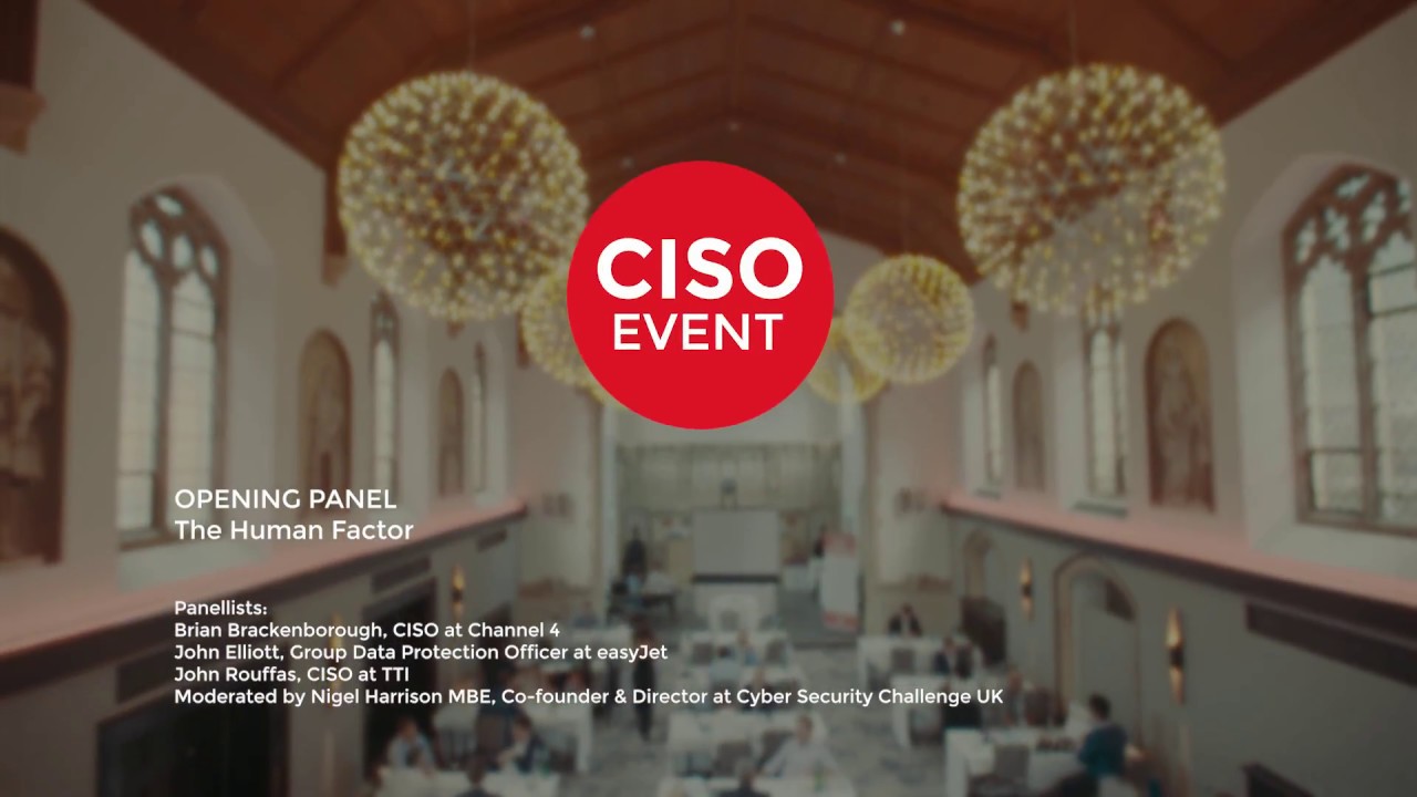 CISO Event - Hanbury Manor - Opening Panel
