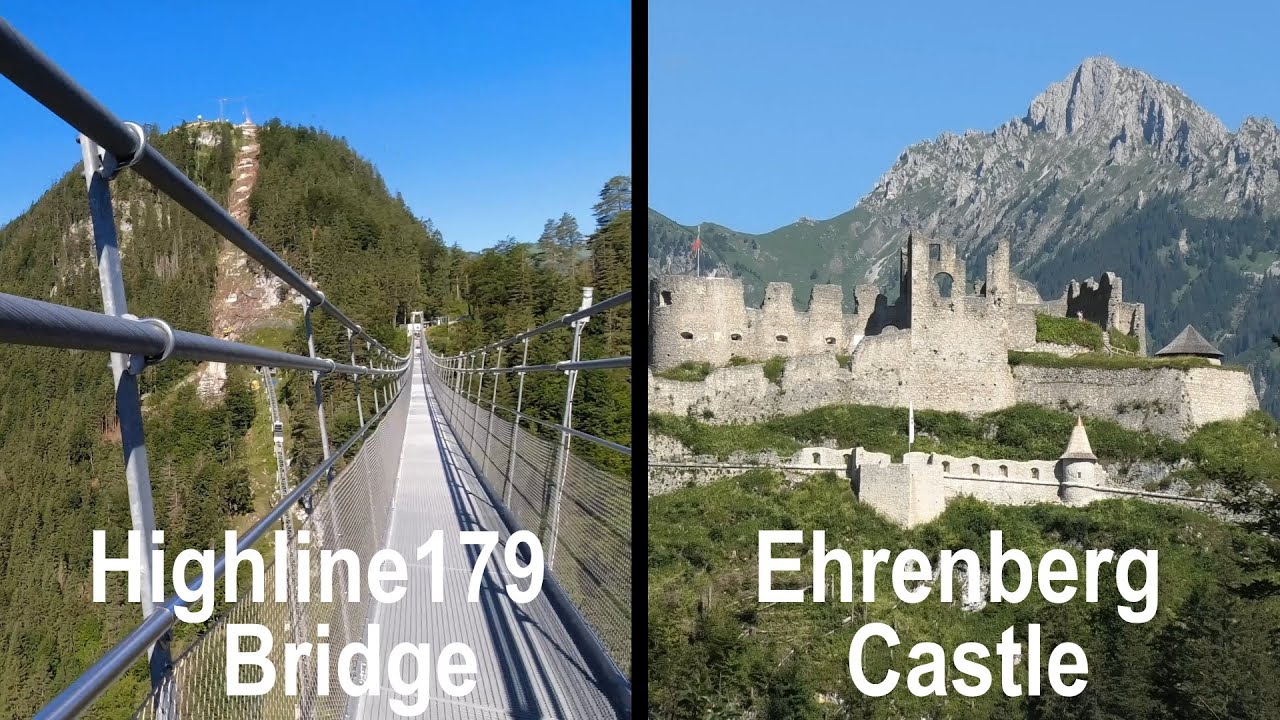 AUSTRIA: Highline179 Bridge & Ehrenberg Castle, Tirol 4K