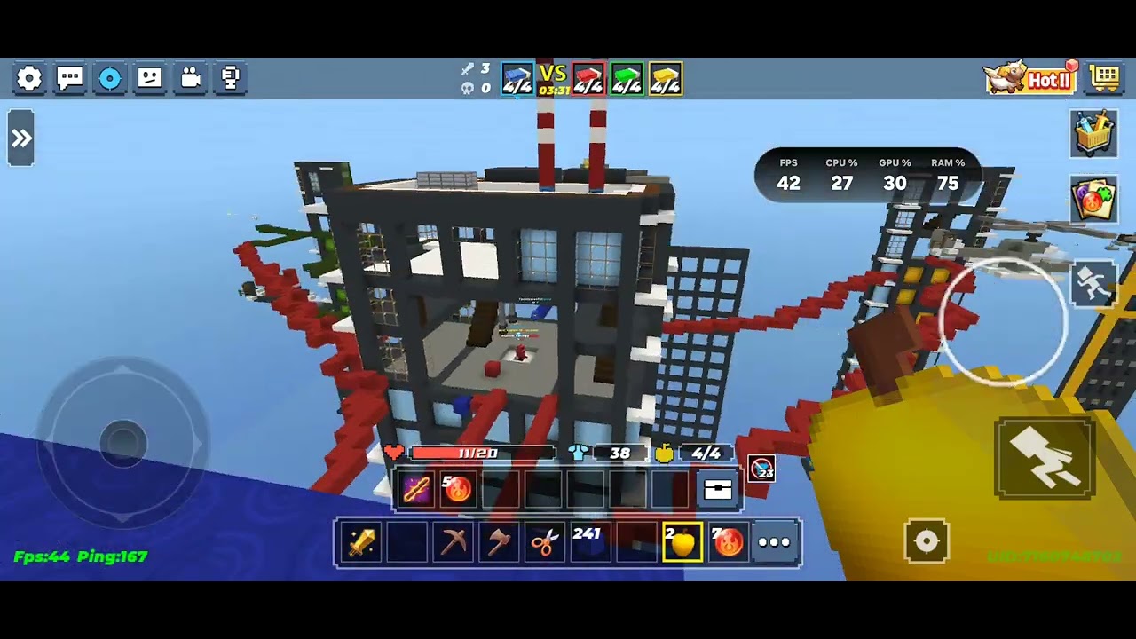 Playing blockman go part 2