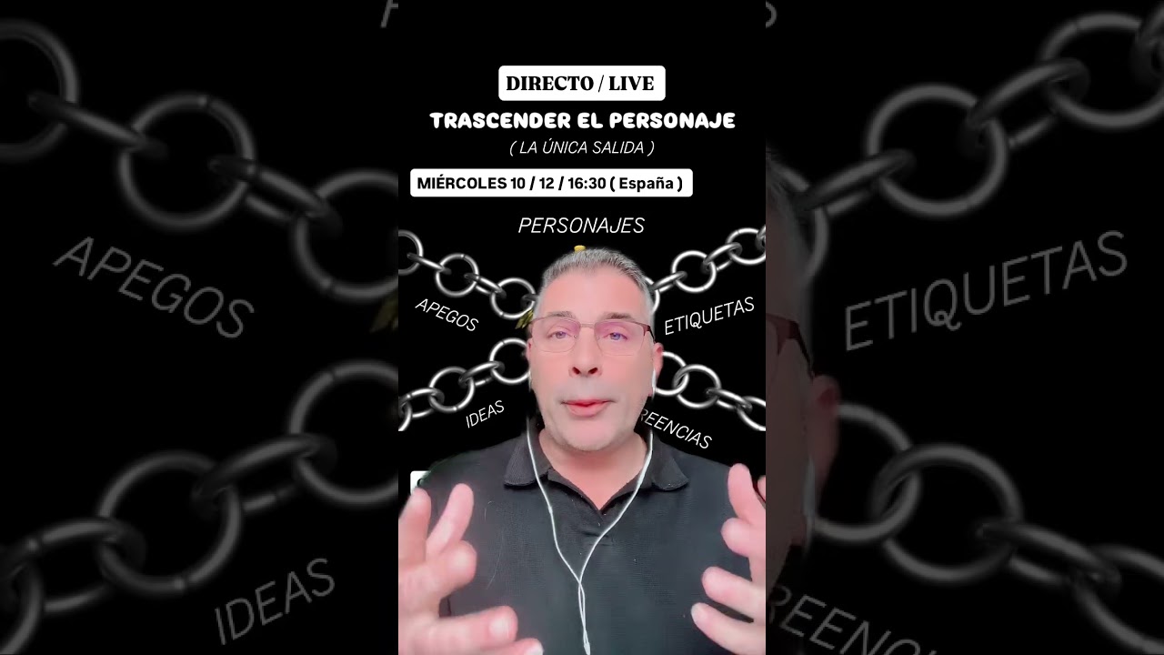 EL TRASCENDER F&Iacute;SICO . Live en tik tok  ( psicoanalista integrativo )