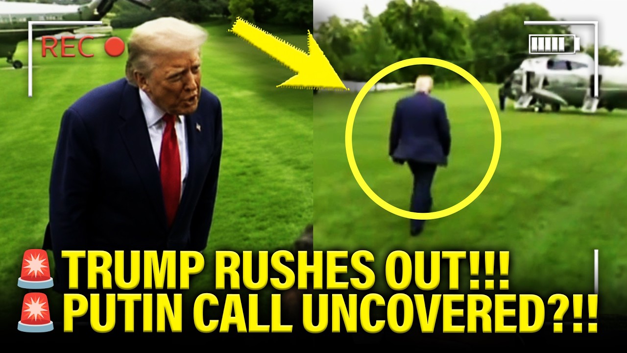 Trump RUSHES OUT after SECRET PUTIN CALL !!