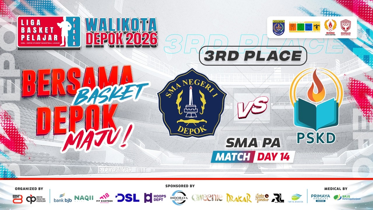 🔴 LD14 | 3RD PLACE [ Match 6 ] SMAN 1 DEPOK VS SMA PSKD 7 DEPOK ( 3RD SMA PA ) 🏅  LBPPWD 2026