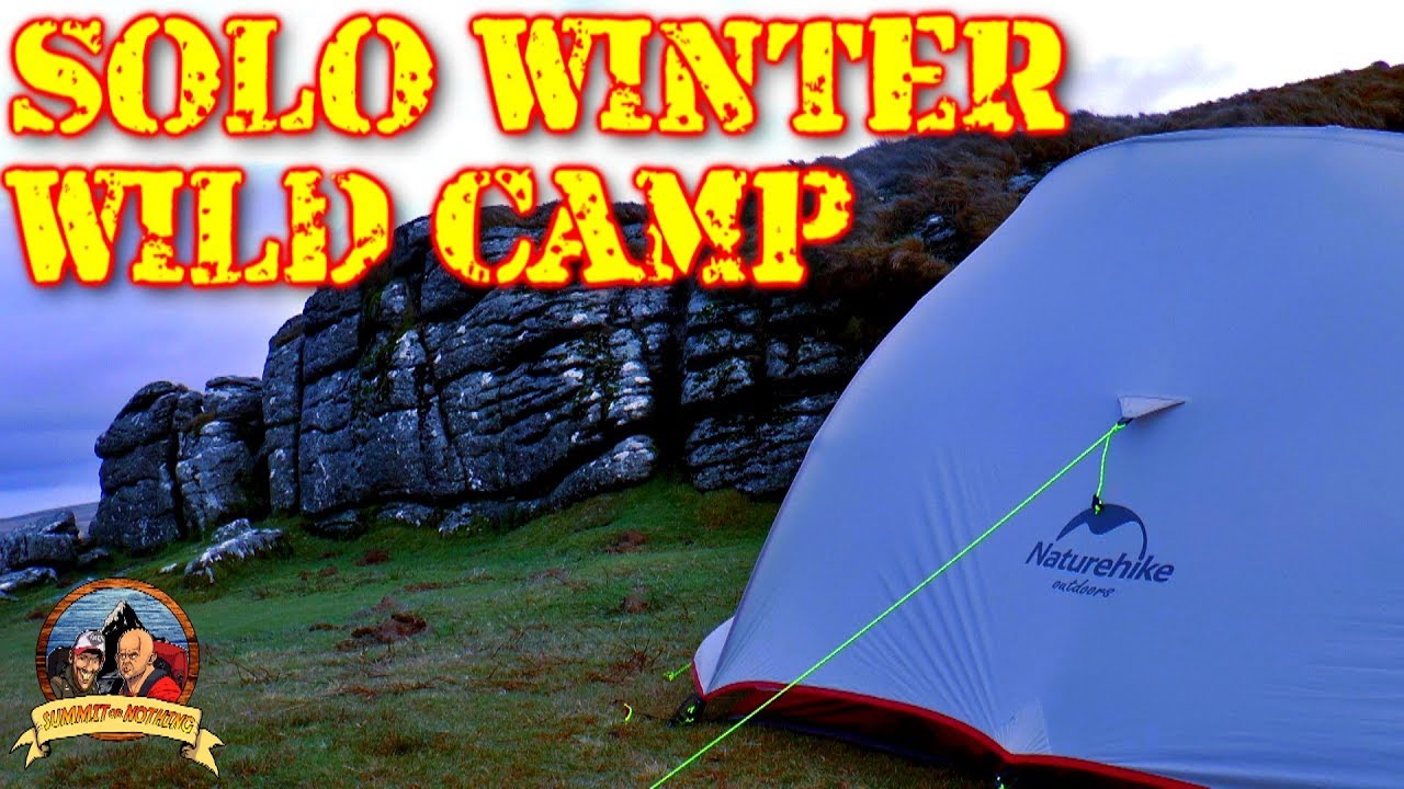 WET & WINDY SOLO DARTMOOR WILD CAMPING & Winter Camping Tips Naturehike Cloud Up 2