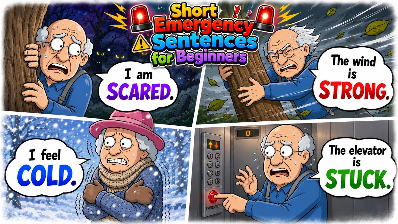 Learn Real English Fast ⚡ Scared, Cold, Lost & More!