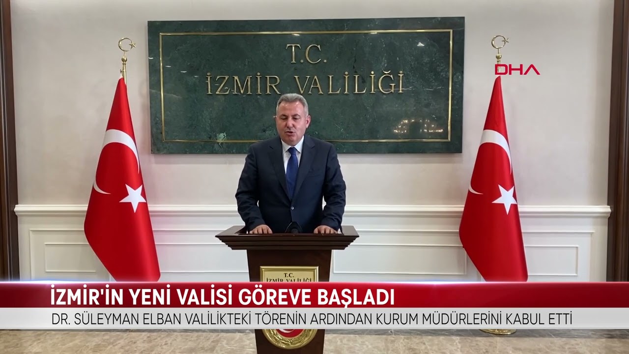 İZMİR'İN YENİ VALİSİ GÖREVE BAŞLADI