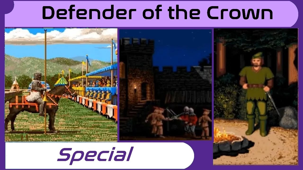 Defender of the Crown - All Minigames [Amiga]