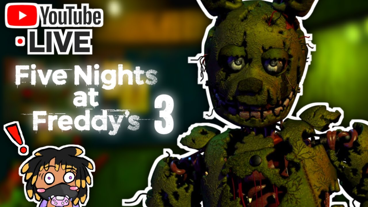 Emo Gamer ! chillin and gaming ! Five Nights At Freddy's 3 #1 | !discord 🖤