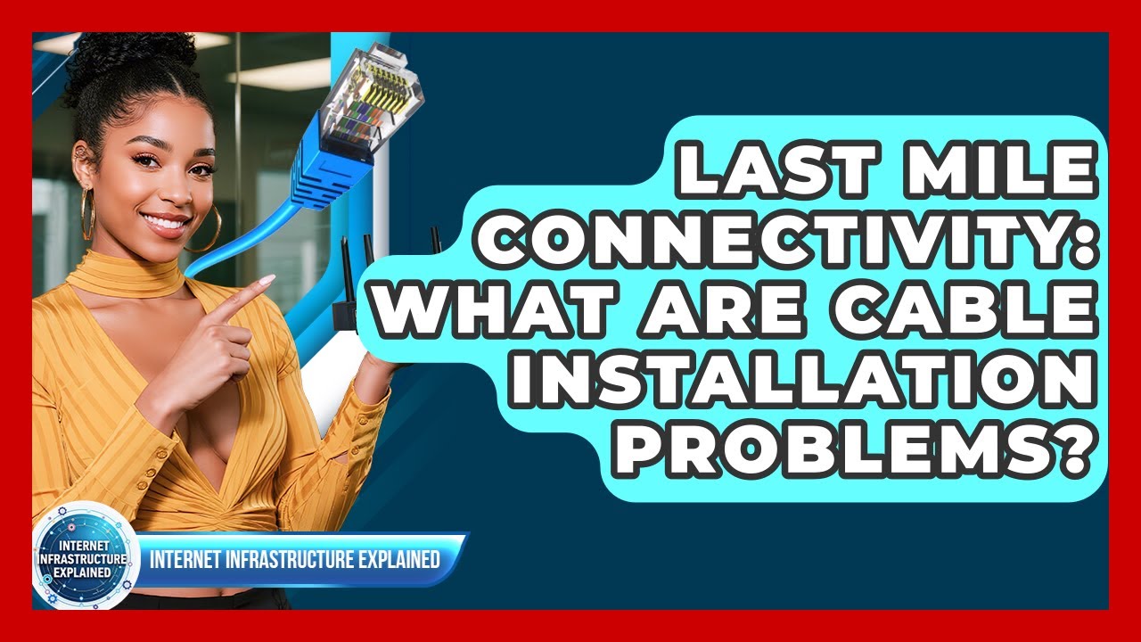 Last Mile Connectivity: What Are Cable Installation Problems? - Internet Infrastructure Explained