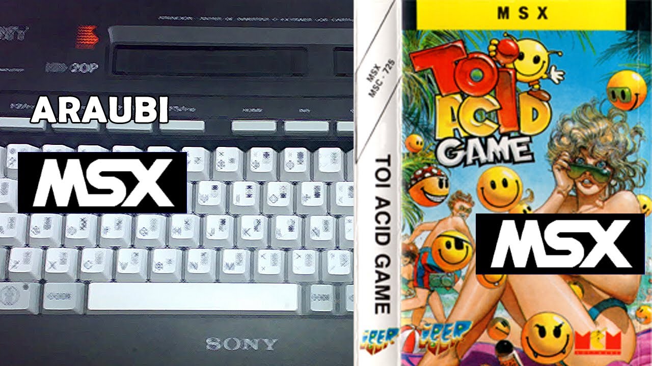 Toi Acid Game (Iber Soft, 1989) MSX [627] Walkthrough Comentado