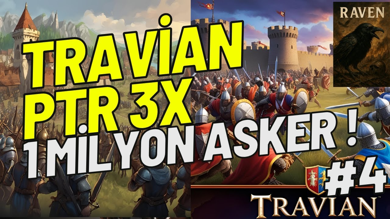 TRAVİAN | 3X | CERMEN | 1 HAFTADA NELER OLDU ? (4) RAVEN BİRLİKLERİ