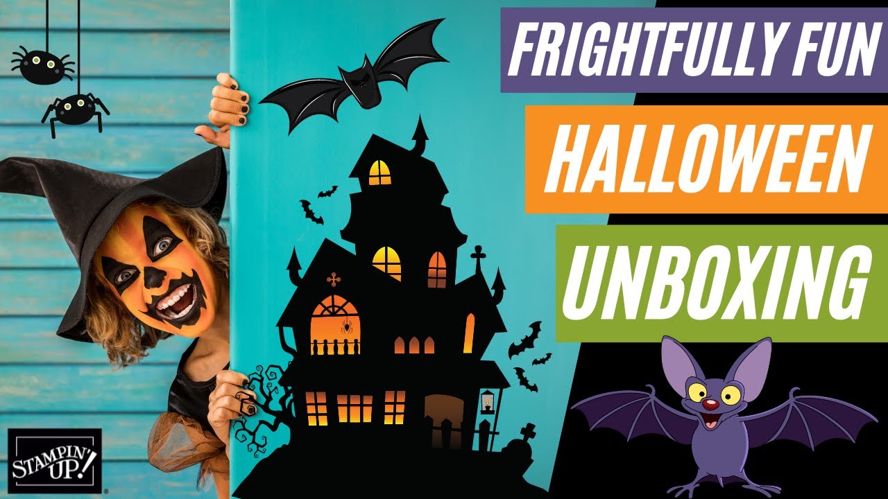 🎃 Frightfully Fun Halloween Unboxing | Stampin Up Halloween Stamps | Stampin Up Halloween Dies
