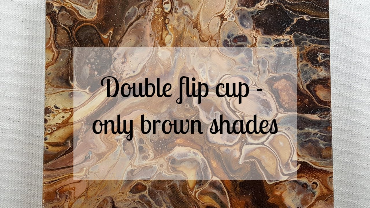 50 Acrylic Dirty Pour - All About The Beige (Take 2)