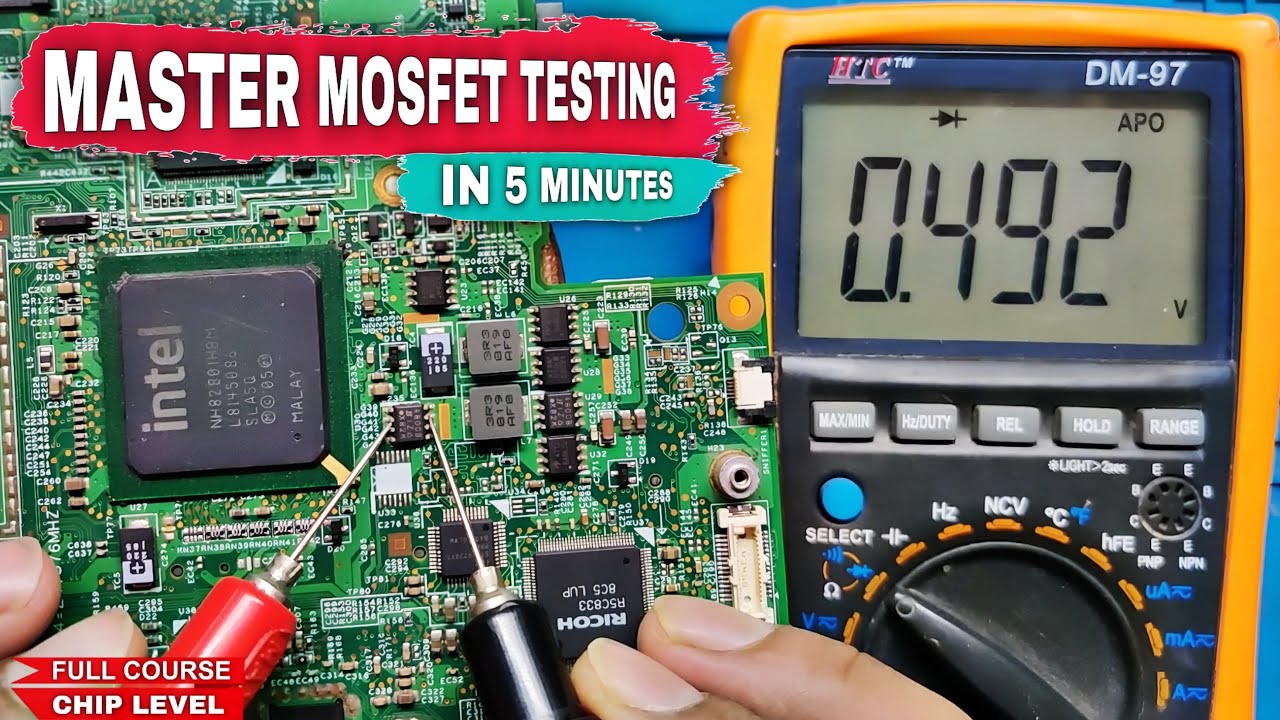 CLASS - 11 //  Checking MOSFET | Zero to Hero: 30-Day Laptop Chip Level Repair Mastery!