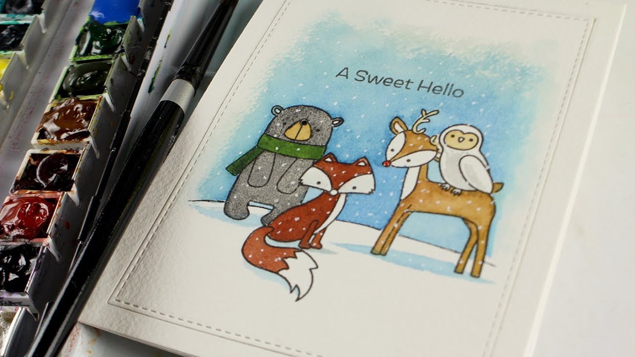 A Sweet Hello - Watercoloring with Sandy Allnock