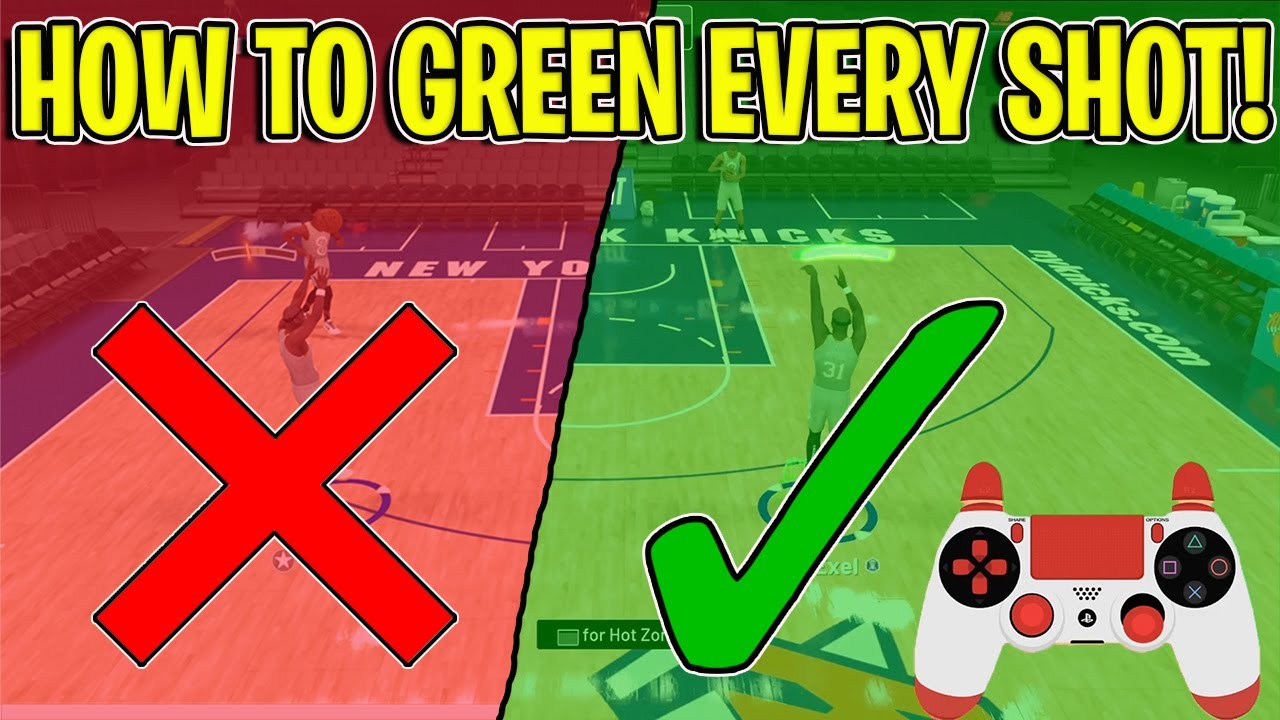 How To GREEN EVERY SHOT in NBA 2K21 (With the RIGHT STICK) | Handcam Tutorial