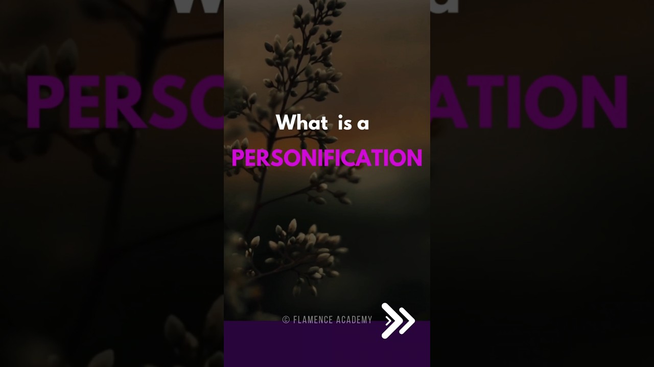 What Is Personification? | Figure of Speech | English Grammar