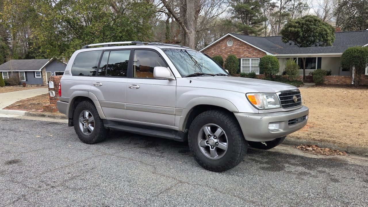 Lifting a 100 series land cruiser/lx470 1 inch for free!