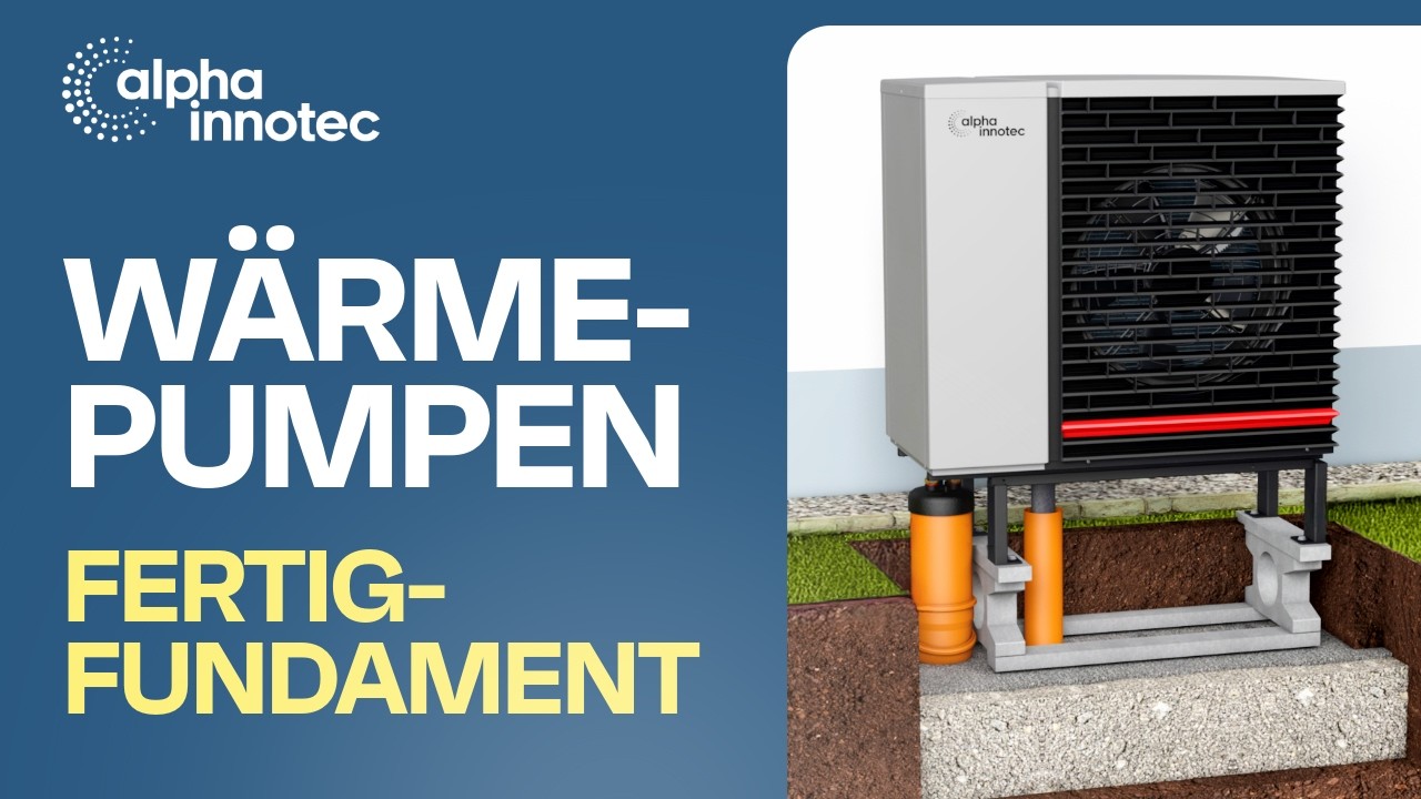 Das Fertig-Fundament f&uuml;r Hybrox W&auml;rmepumpen von alpha innotec | Einfache Montage ohne Betonarbeiten