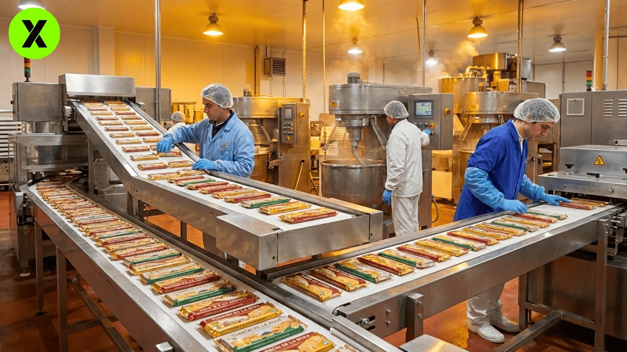 CÓMO se FABRICA el TURRÓN NAVIDEÑO 🍫 | ASÍ se HACE el TURRÓN de NAVIDAD
