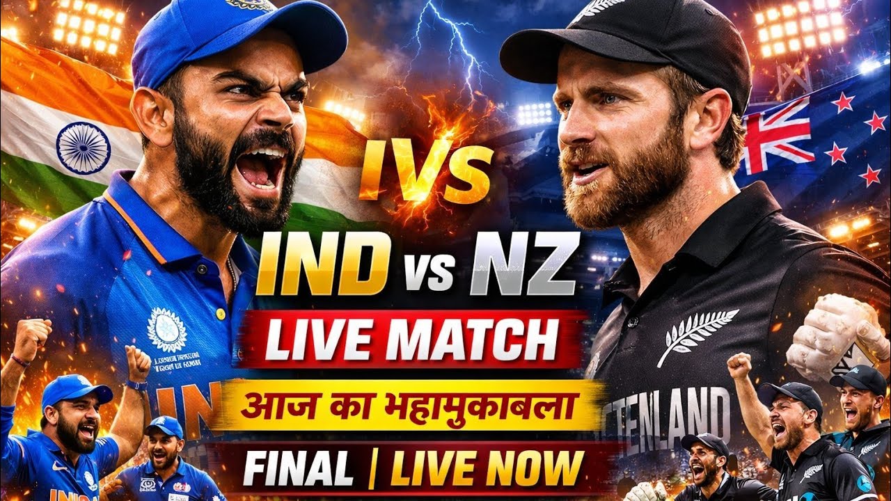 🔴 LIVE: India vs New Zealand | IND vs NZ Live Match Today | Live Score & Hindi Commentary
