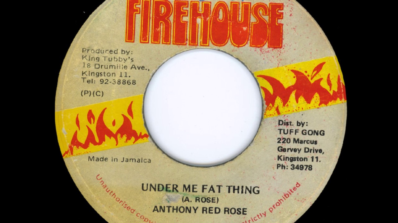 Anthony Red Rose - Under Me Fat Thing + Dub -7