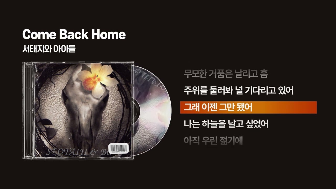(1995) 서태지와 아이들 - Come Back Home (컴백홈) [싱크가사/Lyric Video]