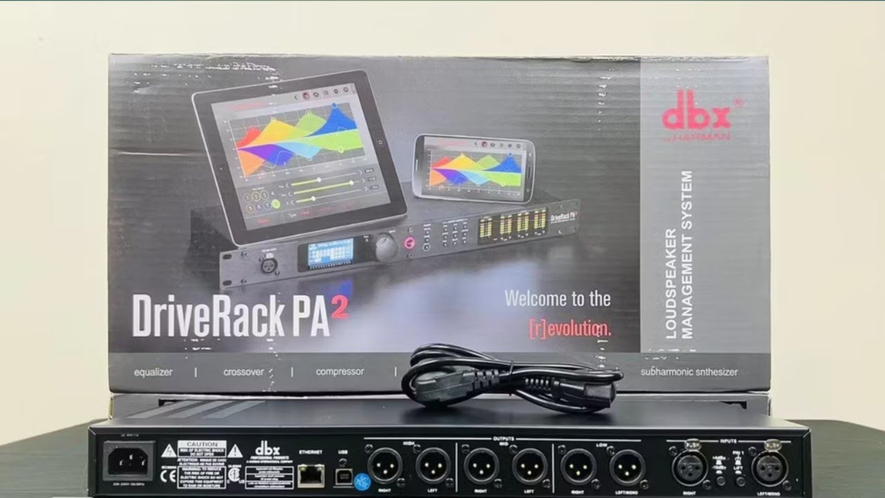 Setting DBX PA 2 untuk sound rumahan 2 way SubLow dan MidHigh