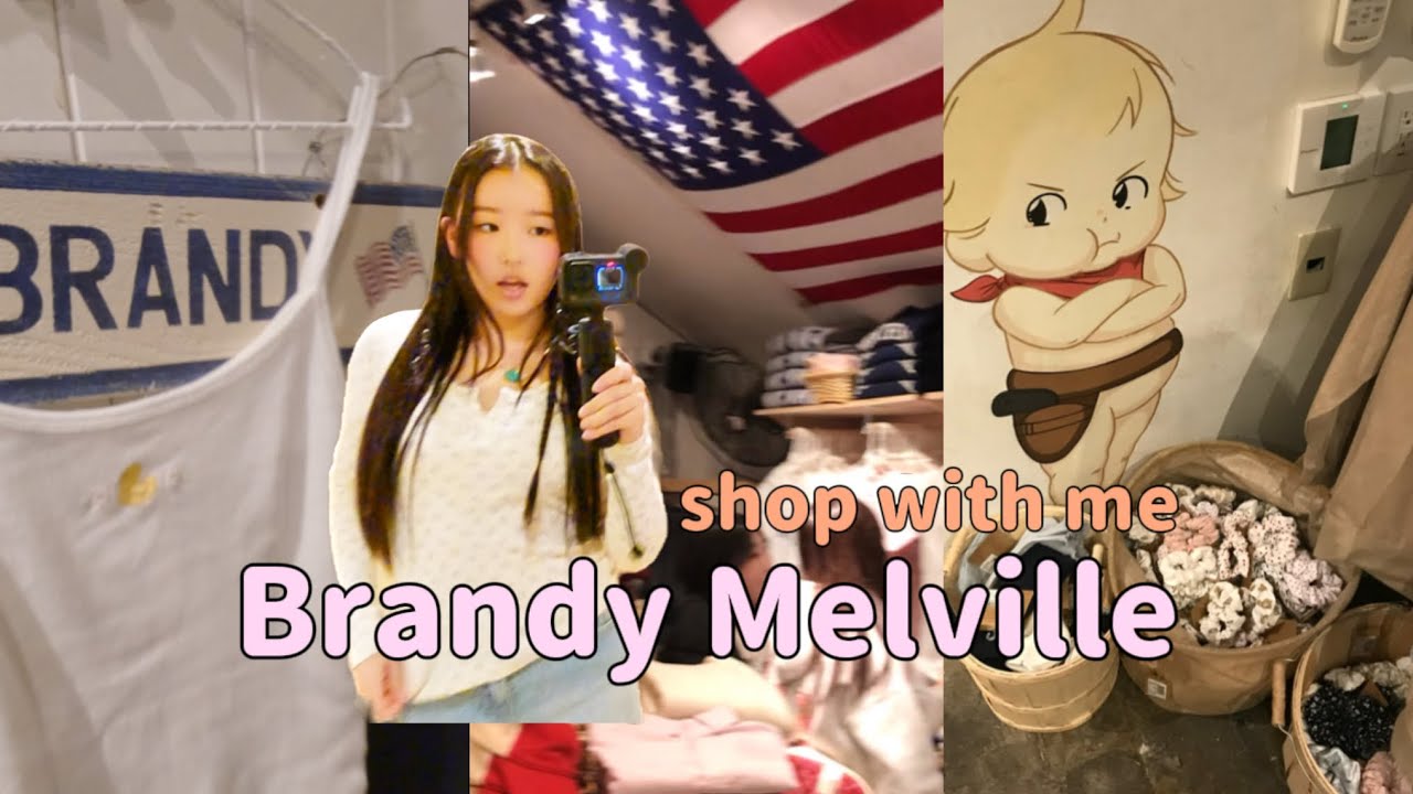 SHOP WITH ME AT BRANDY♡MELVILLE JAPAN  🇯🇵