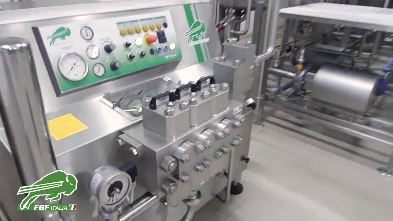 Milkomak & FBF Italia &ndash; 3-Piston, 2-Stage High Pressure Homogenizer (3000 L/h | 250 bar)