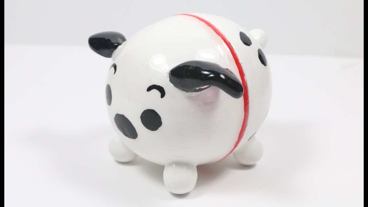 DIY EOS Lip Balm: 101 Dalmatian Tsum Tsum Tutorial